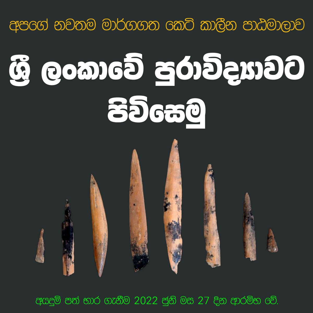 ශ්‍රී ලංකාවේ පුරාවිද්‍යාවට පිවිසෙමු